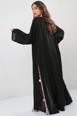 bsi01 aa001 bsi1074 5 Tussels Embellished Abaya