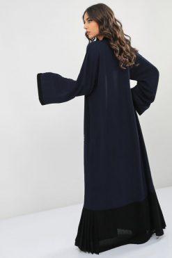 bsi01 aa001 bsi1064 5 Blue Abaya With Beads