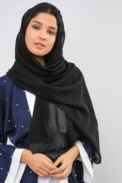 bsi01 aa001 bsi1034 4 Blue And White Abaya