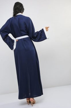 bsi01 aa001 bsi1034 5 Blue And White Abaya