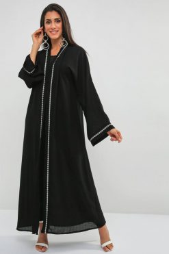 Lace Embellished Abaya