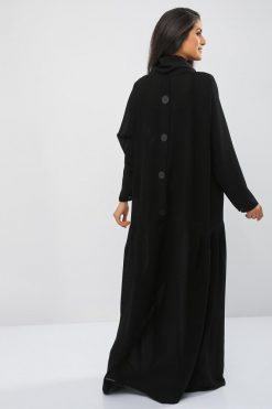 bsi01 aa001 bsi859 5 Button Embellished Abaya