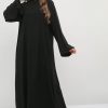 Bain collar Abaya