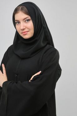 bsi01 aa001 bsi777 4 Mesh Embellished Abaya