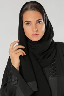 bsi01 aa001 bsi171 3 Embroidered Black Abaya