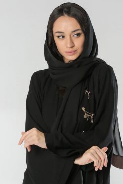 bsi01 aa001 bsi110 3 Tussels Embellished Abaya