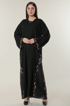 Embroidered Crepe Abaya