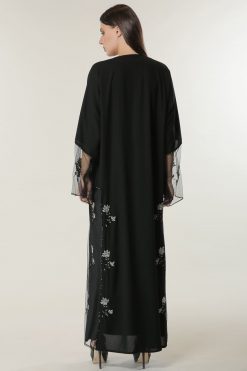 MOILAAQ2042 3 Floral Abaya Maxi