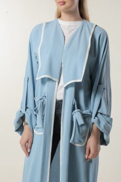MOILAAQ2037 4 Blue Casual Abaya