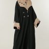 Black Casual Abaya