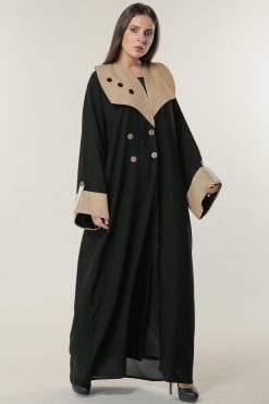 Black Casual Abaya