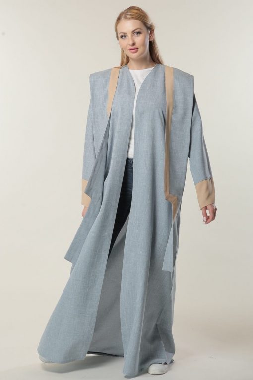 Blue Casual Abaya