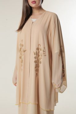 MOILAAQ2029 4 Double Chiffon Abaya