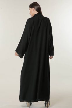 MOILAAQ2027 3 Black Casual Abaya