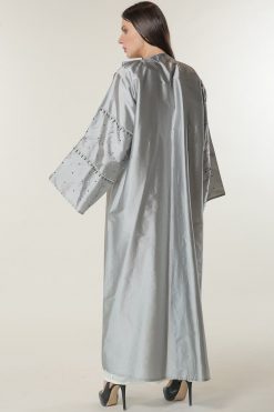 MOILAAQ2026 3 Silver Formal Abaya