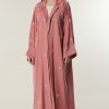 Pink Abaya With Pearls