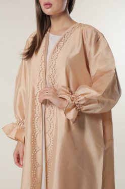 MOILAAQ2019 4 Peach Colour Abaya