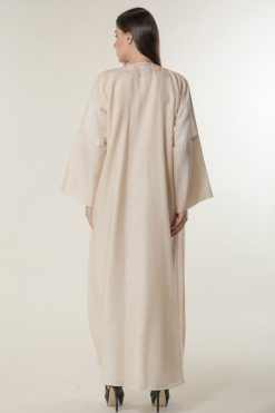 MOILAAQ2014 3 Peach Organza Abaya
