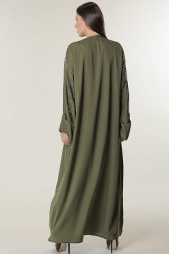 Olive Green Abaya Online 6 MOILAAQ2012 3 Olive Green Abaya Online