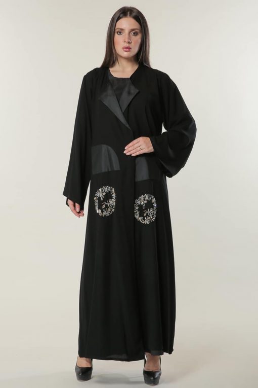 Spherical Black Abaya