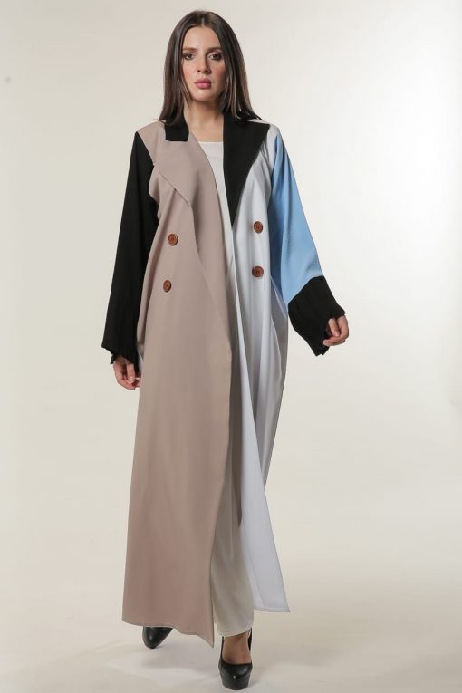 Trench-coat Style Abaya