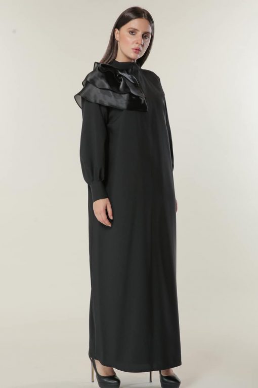 dress muslimah princess cut Tqyyweavej Girls Muslim Dresses Middle Eastern Banquet Long Sleeve Evening Princess Dress Exquisite Embroidered Crew-Neck Performance Dress 8-14y