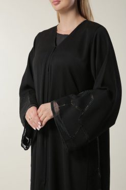 MOILASR2101 4 Black Formal Abaya Online