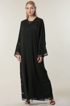 MOILASR2101 2 Black Formal Abaya Online