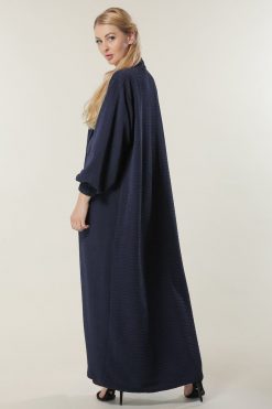 MOILASR2097 3 Navy Abaya with Pockets