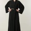Black Wrap Abaya