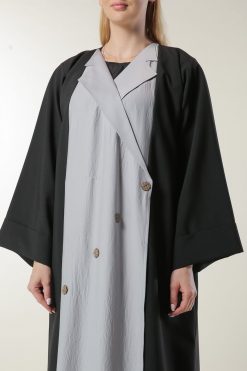 MOILASR2092 4 Casual Two tone Abaya