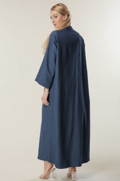 MOILASR2090 3 Denim Abaya UAE