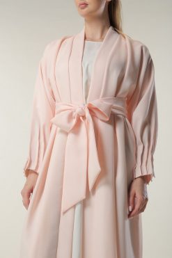 MOILASR2084 4 Peach Color Abaya