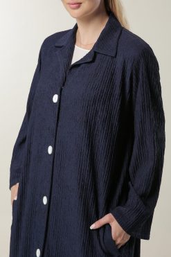 MOILASR2082 4 Navy Abaya with Pockets