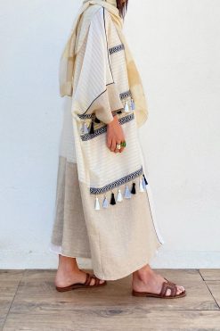 YTL 000022 3 Batwing Open Abaya