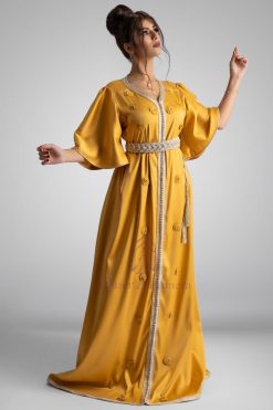 Yellow Moroccan Kaftan