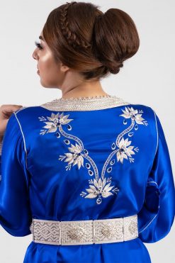 قفطان أزرق ملكي 7 QAA 000005 4 Royal Blue Kaftan