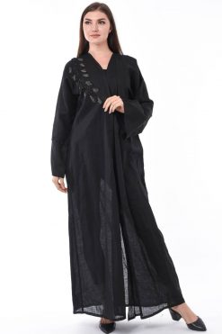Sheer Linen Abaya