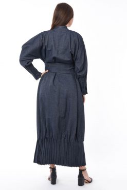 تصميم عباية الدنيم 7 MOIS3135 4 Denim Abaya Design