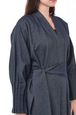 تصميم عباية الدنيم 6 MOIS3135 3 Denim Abaya Design