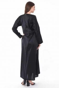 MOIS3128 4 Wrap Abaya Dress