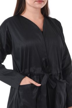 MOIS3128 3 Wrap Abaya Dress