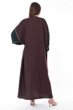 MOIS3113 4 Tri Color Abaya