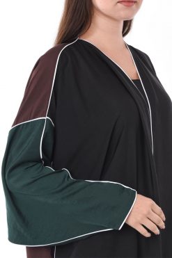 MOIS3113 3 Tri Color Abaya