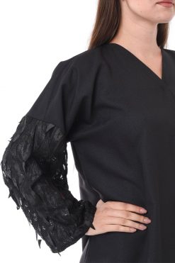MOIS3108 3 leaves abaya