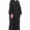 leaves abaya