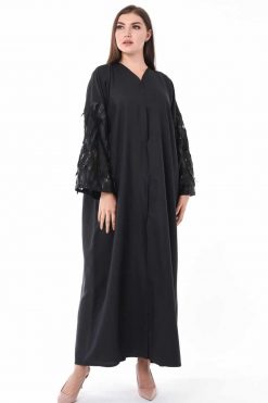 leaves abaya