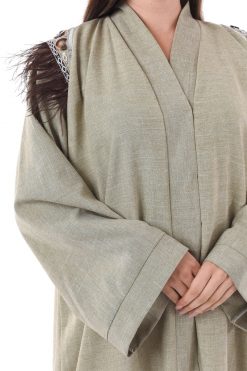 MOIS3103 3 Abaya Feather