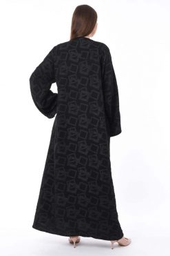 MOIS3099 4 Geometric Abaya