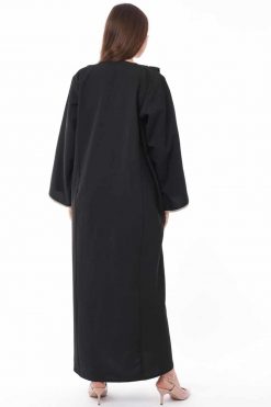 MOIS3097 4 Pocket Abaya